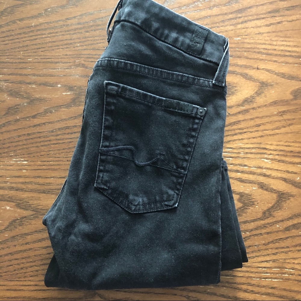 7 for all mankind black jeans